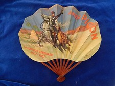 EVENTAIL PUBLICITAIRE ANCIEN / Old advertising Fan - PIKINA AMER PICON - TOP !