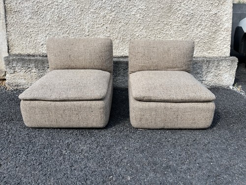 Paire chauffeuses vintage - paire,