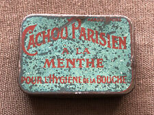 Boite de cachous parisiens de poilu 1914 - petit équipement personnel du poilu