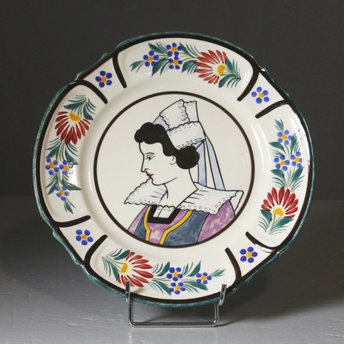Quimper ancienne assiette - hb,