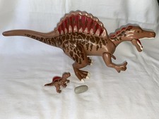 Playmobil Spinosaurus Avec Bébé Et Œuf Dinosaure Animaux