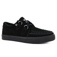 T.U.K. A9178 TUK VLK D Ring Creeper Sneaker Noir Suède