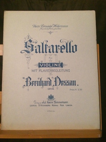 Bernhardt dessau saltarello - bernhardt,