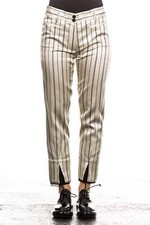 Ann Demeulemeester Pantalon Femme 7/8 Avant-Garde Beige