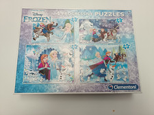 4 PUZZLES CLEMENTONI DISNEY LA REINE DES NEIGES 20 + 60 + 100 + 180 PIECES