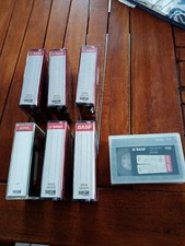 Lot 7 K7  vidéo VHS C BASF cassette vierge HIGH GRADE