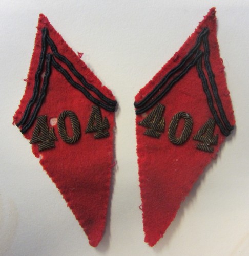 Pattes col officier - col, du