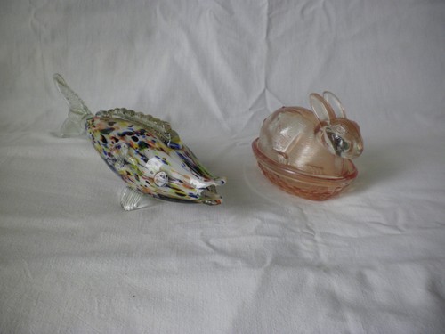 Animaux verre un lapin - en,