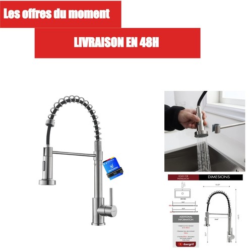 Ibergrif mitigeur cuisine - ibergrif,
