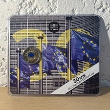 Pièce De 2 Euro 30 Ans Du Drapeau Européen 1985 2015 Sous Blister 