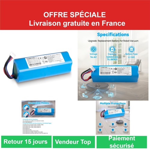 Batterie 5200 mah compatible - 5200,