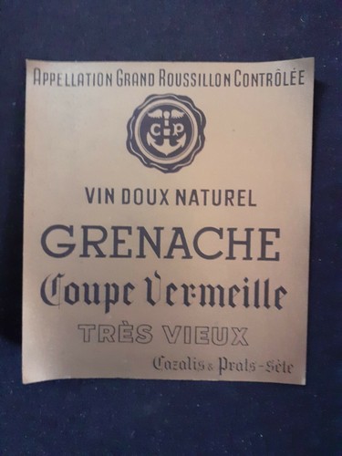 Etiquette ancienne vin - ancienne,