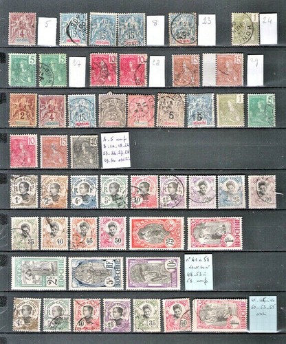 Timbres colonies françaises - colonies,