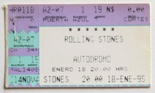 Billet concert ticket stub THE