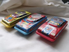 ref B 4 -JIMMY TOYS -  LOT 3  VOITURES tôle , à friction MH2 -MH 7 -MH9