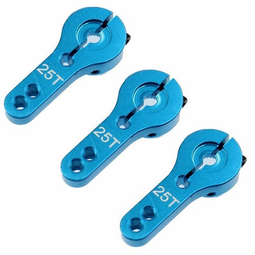Blue aluminum 25t - servo, horn