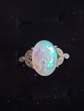 bague argent 925 opale