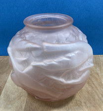 Vase boule art deco verre