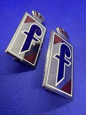 logo X 2 Badge Emblème Monogramme Pininfarina Peugeot 406 306 AUTHENTIQUES NEUF
