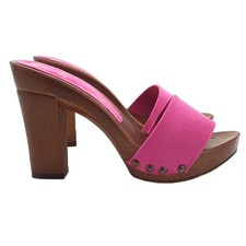 Mules Avec Bande FUCSIA En