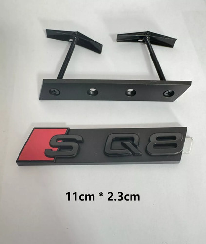 Autocollant logo audi sq8 noir - logo,