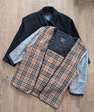 Manteau homme vintage BURBERRYS laine cachemire + doublure Novachek style bri...