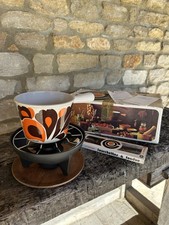 Service à Fondue Bourguignonne Le Creuset Vintage en Fonte Émaillé - Année 70