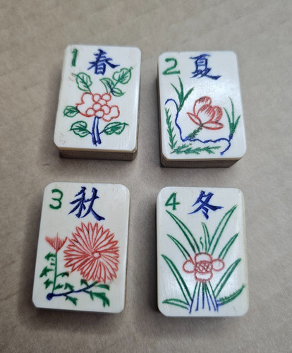 1920 30s mah - mah-jong, bamboo