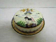 ancien beurrier  en faience de