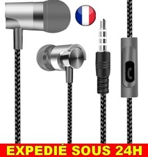 ✅ écouteur intra Auriculaires Filaires Suppression Bruit ecouteurs Musique Sport