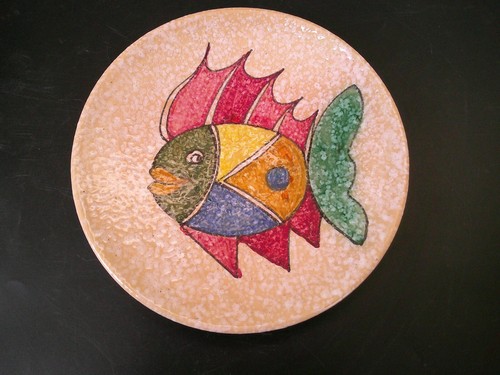Assiette ceramique decor - en,