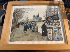 Paris: belle aquarelle de la