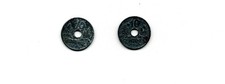 LOT 2 Pièces 10 Cts LINDAUER "ETAT FRANCAIS" 1943 à 1944 B Gad 291