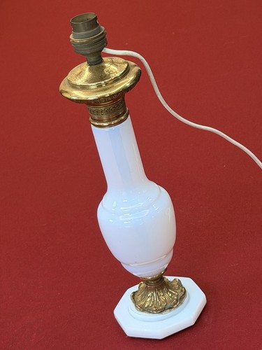Lampe bronze opaline - lampe,