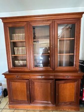 A SAISIR : Bibliothèque en merisier massif (très bon état)