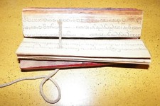 Ancien  Livre de Prières  Tibétaines  moine Bouddhiste Manuscrit Mantra Tibétain