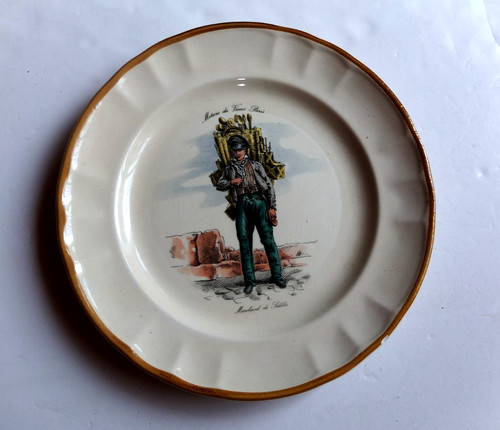 Assiette ancienne métier - ancienne, du
