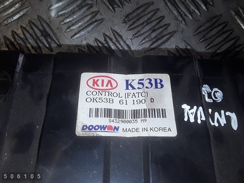 2003 kia carnival unité - kia, de