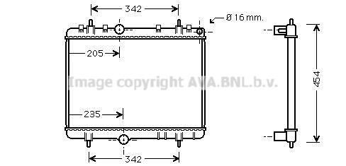 Radiateur eau citroen - eau,