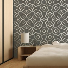 Pochoir mural grand motif