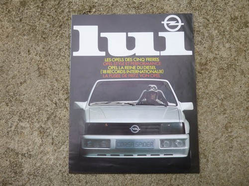 Prospectus opel rediger par - prospectus,