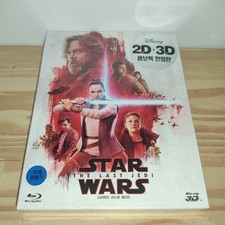 Star Wars: Episode: VIII The Last Jedi Fullslip STEELBOOK [Blu-Ray 3D + 2D] -...