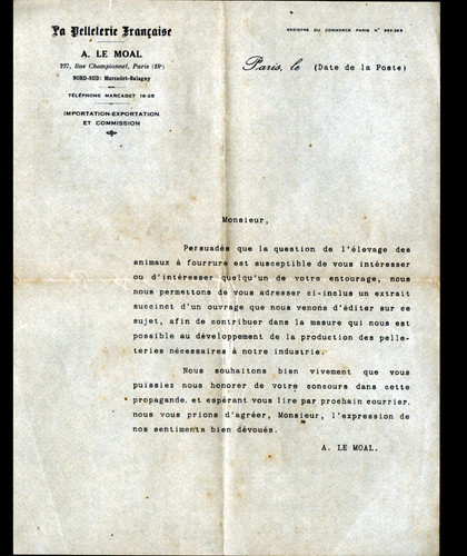 Paris fourrures la - paris, (xviii°)