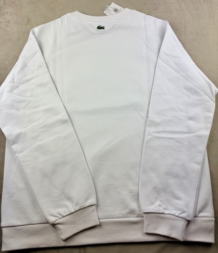 Sweat lacoste blanc 100 coton - sweat,
