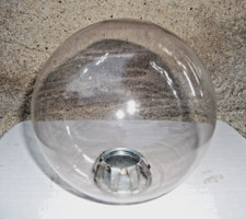 Gobe boule abat jour en verre pour lampe luminaire Diamètre 12 cm avec douille