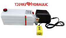 Pompe hydraulique 11L groupe hydraulique 12V 180 bar 2000W camion, benne,...