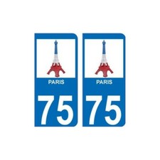 75 Paris eiffel logo 4320 bleu