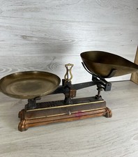 ? Ancienne Balance En Fer 5 kilos Balance Céréalière Avec Bol Balance À Grains