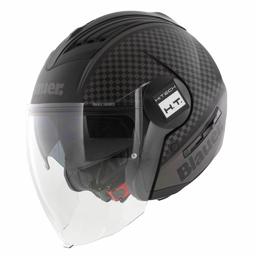 Casque jet bleu real - casque,