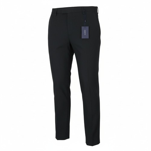 Pantalon foncé lin stretch - pantalon,